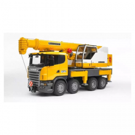 Bruder Scale 1:16 Scania R series Liebherr crane truck with lights and sounds